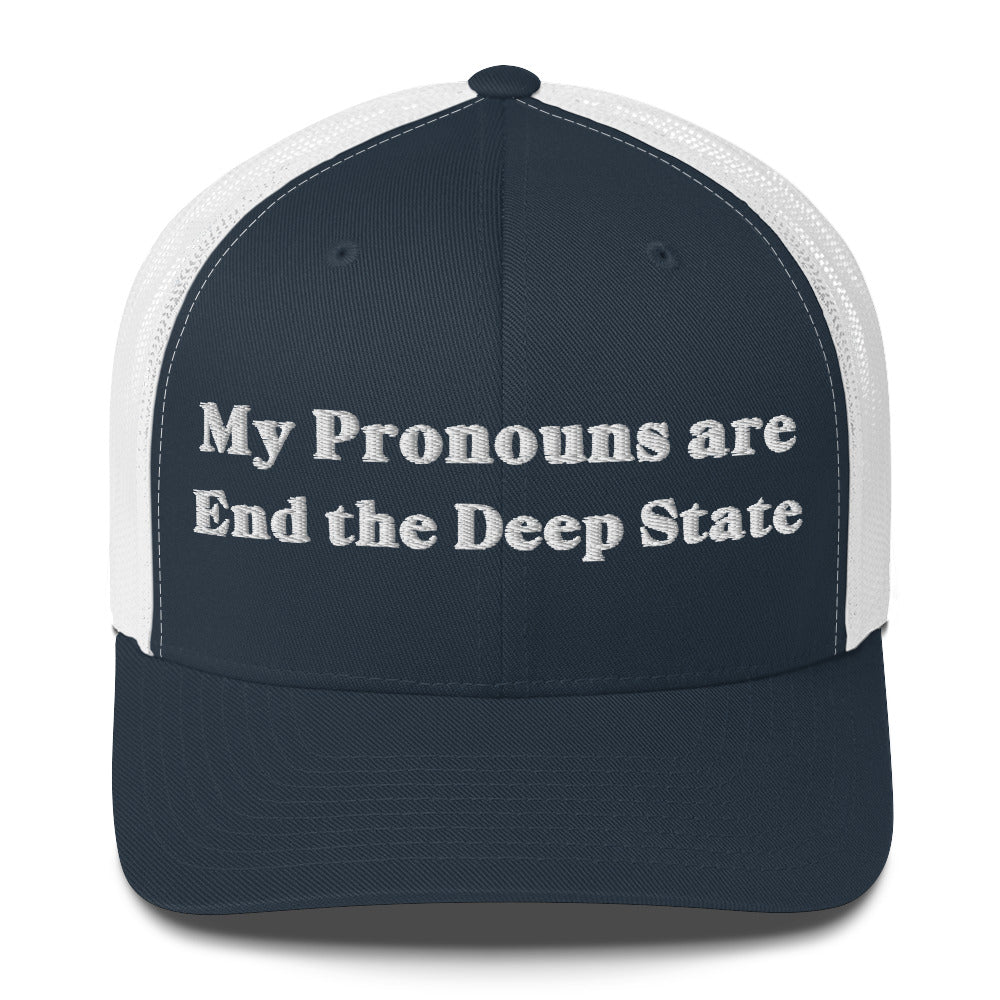 End the Deep State Trucker Cap